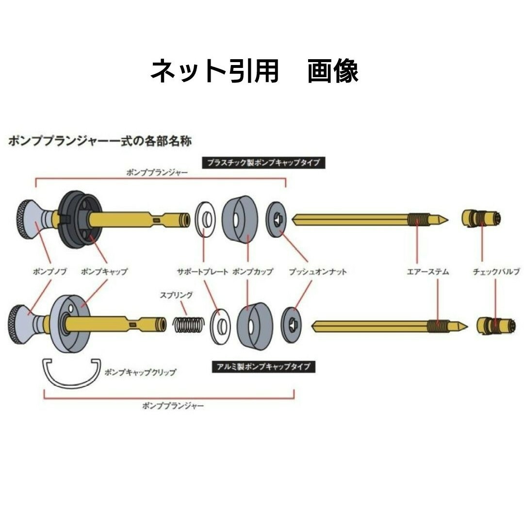 Coleman(コールマン)のコールマン　プッシュオンナット  代用品/汎用品　5個 スポーツ/アウトドアのアウトドア(ライト/ランタン)の商品写真