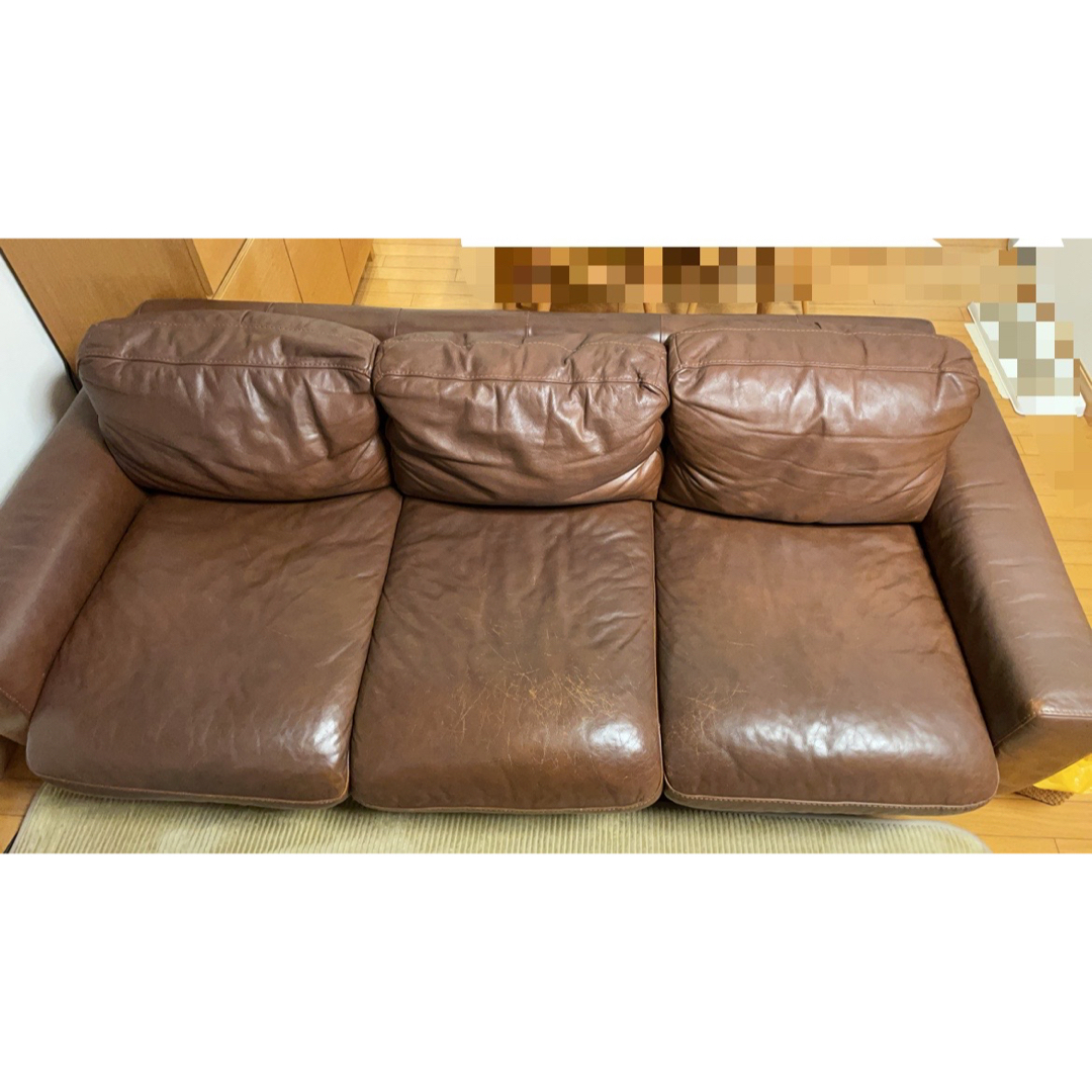 unico - UNICO MOLN leather 3シーター オットマンSETの通販 by