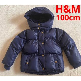 エイチアンドエム(H&M)のさとう様専用！！　H&M kids 中綿ブルゾン　　ネイビー　100cm(ジャケット/上着)