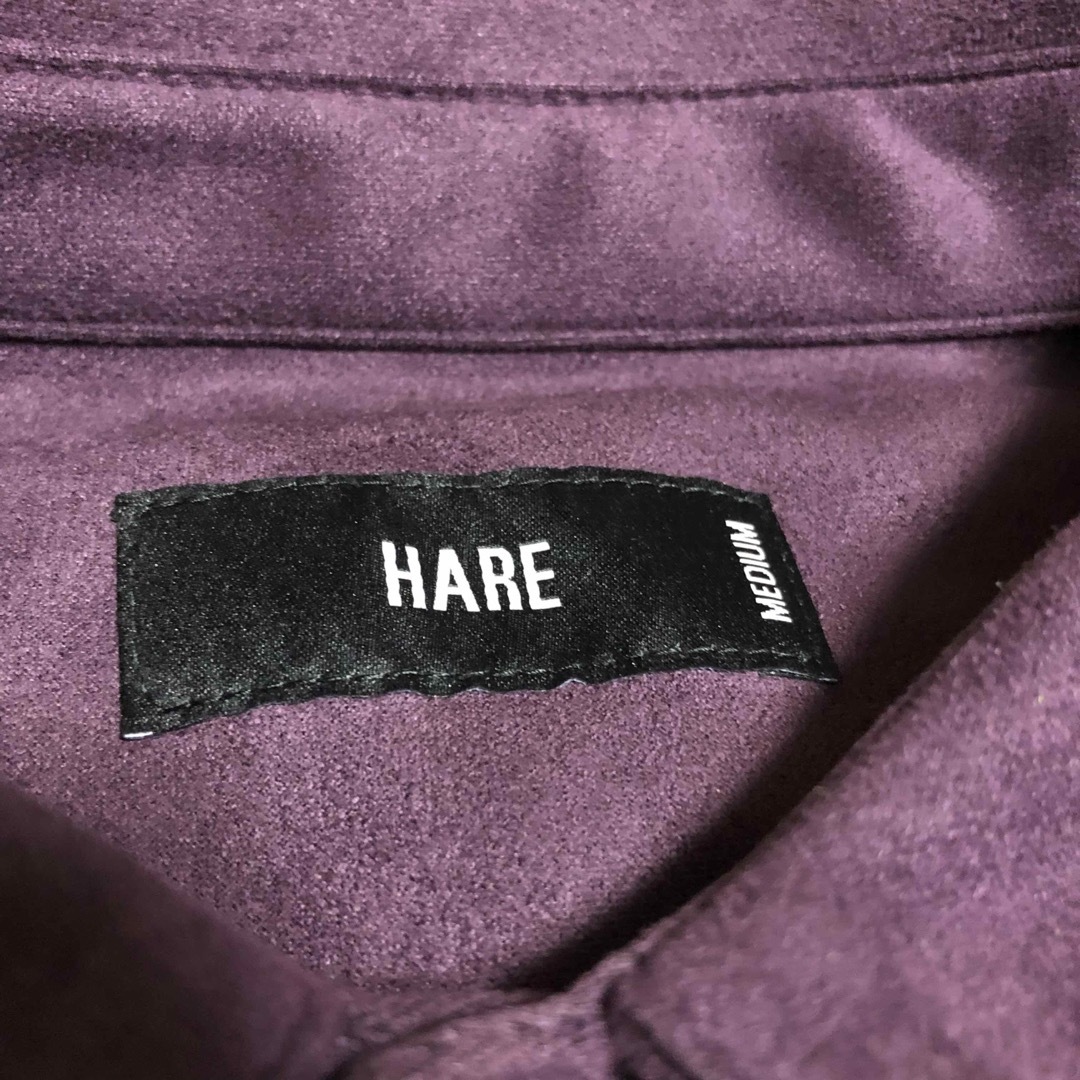 HARE(ハレ)の☆新品 未使用 HARE ハレ シャツ スウェードシャツ 長袖 Mサイズ☆ メンズのトップス(シャツ)の商品写真