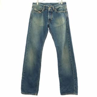 ディーゼル(DIESEL)のディーゼル ストレート デニムパンツ w29 ブルー DIESEL ボタンフライ ジーンズ メンズ 【中古】  【231115】(ワークパンツ/カーゴパンツ)