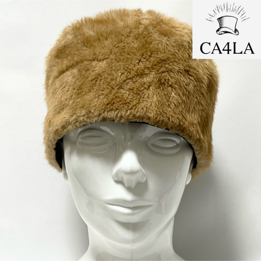 CA4LA(カシラ)の【超美品】CA4LA カシラ 日本製 ふわふわ暖かフェイクファーのロシアンハット レディースの帽子(ハット)の商品写真