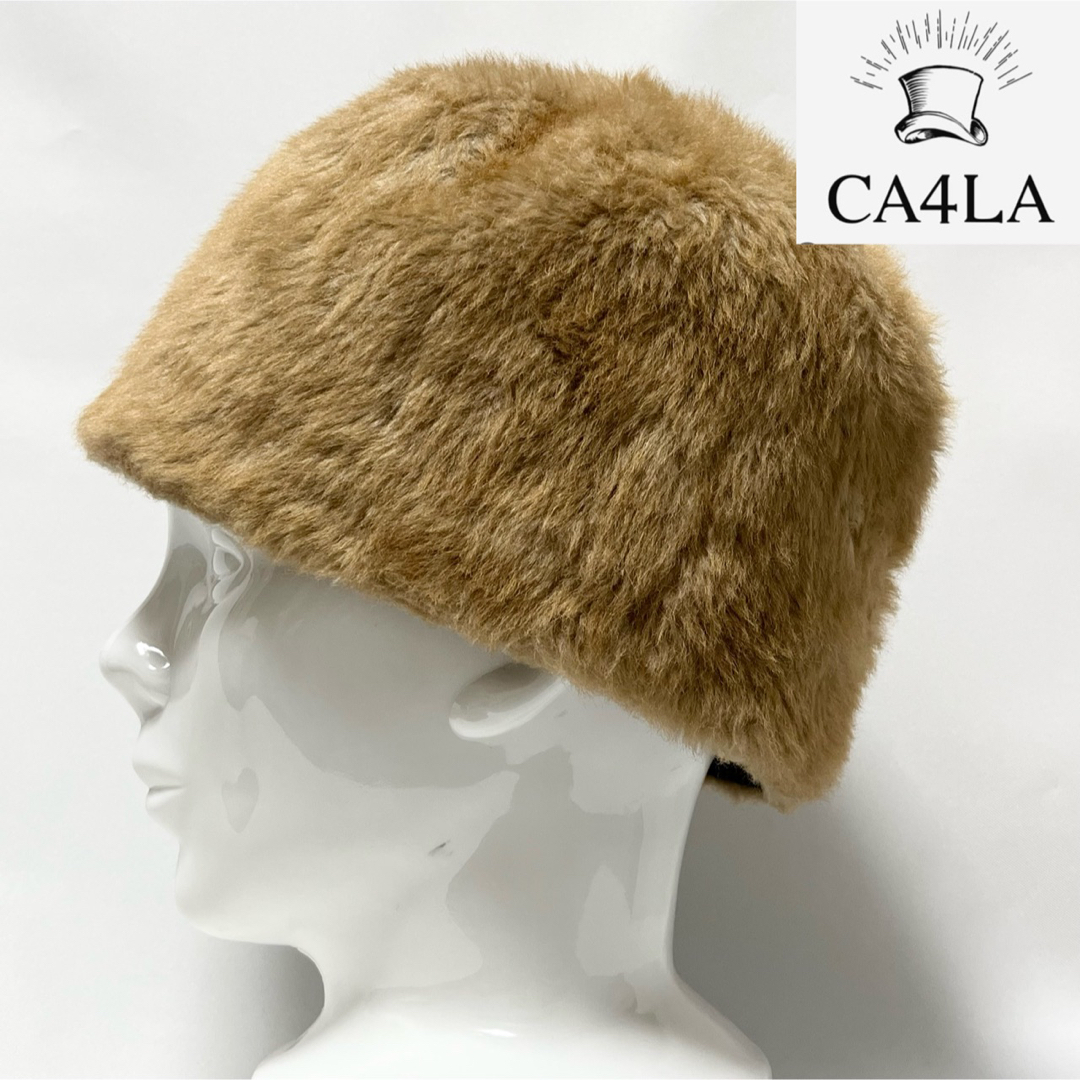 CA4LA(カシラ)の【超美品】CA4LA カシラ 日本製 ふわふわ暖かフェイクファーのロシアンハット レディースの帽子(ハット)の商品写真