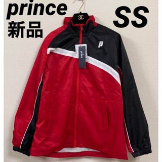 プリンス(Prince)のプリンス テニスウェア　バトミントン　ウインドブレーカー　裏起毛　SS レッド(ウェア)