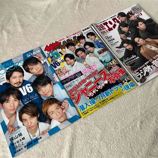 ブイシックス(V6)のV6表紙 雑誌3冊(アート/エンタメ/ホビー)