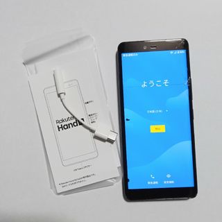 ラクテン(Rakuten)の【ジャンク品・動作確認済み】Rakuten Hand 5G ブラック(スマートフォン本体)