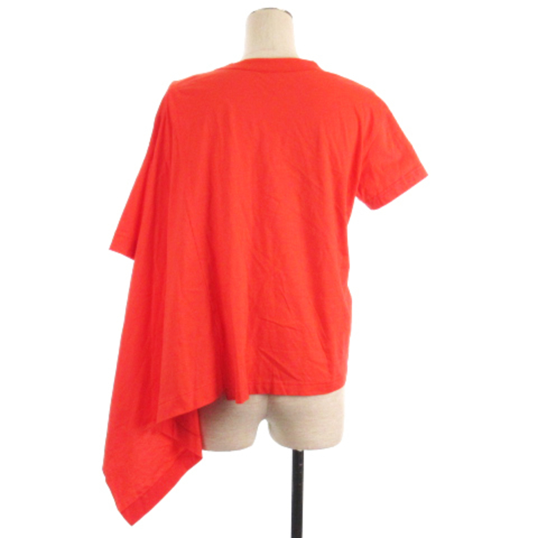sacai(サカイ)のサカイ sacai アシンメトリー Tシャツ 半袖 オレンジ 1 ■RF レディースのトップス(Tシャツ(半袖/袖なし))の商品写真