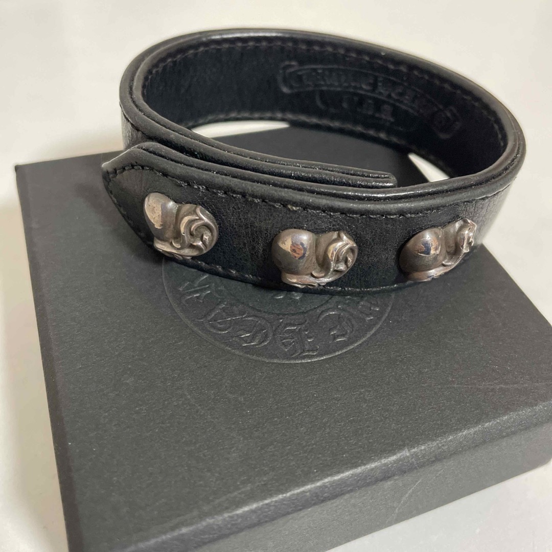 翌日配送可 CHROME HEARTS クロムハーツ レザーブレスレット | artfive ...