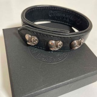 クロムハーツ(Chrome Hearts)のCHROME HEARTS クロムハーツ レザーブレスレット(ブレスレット)