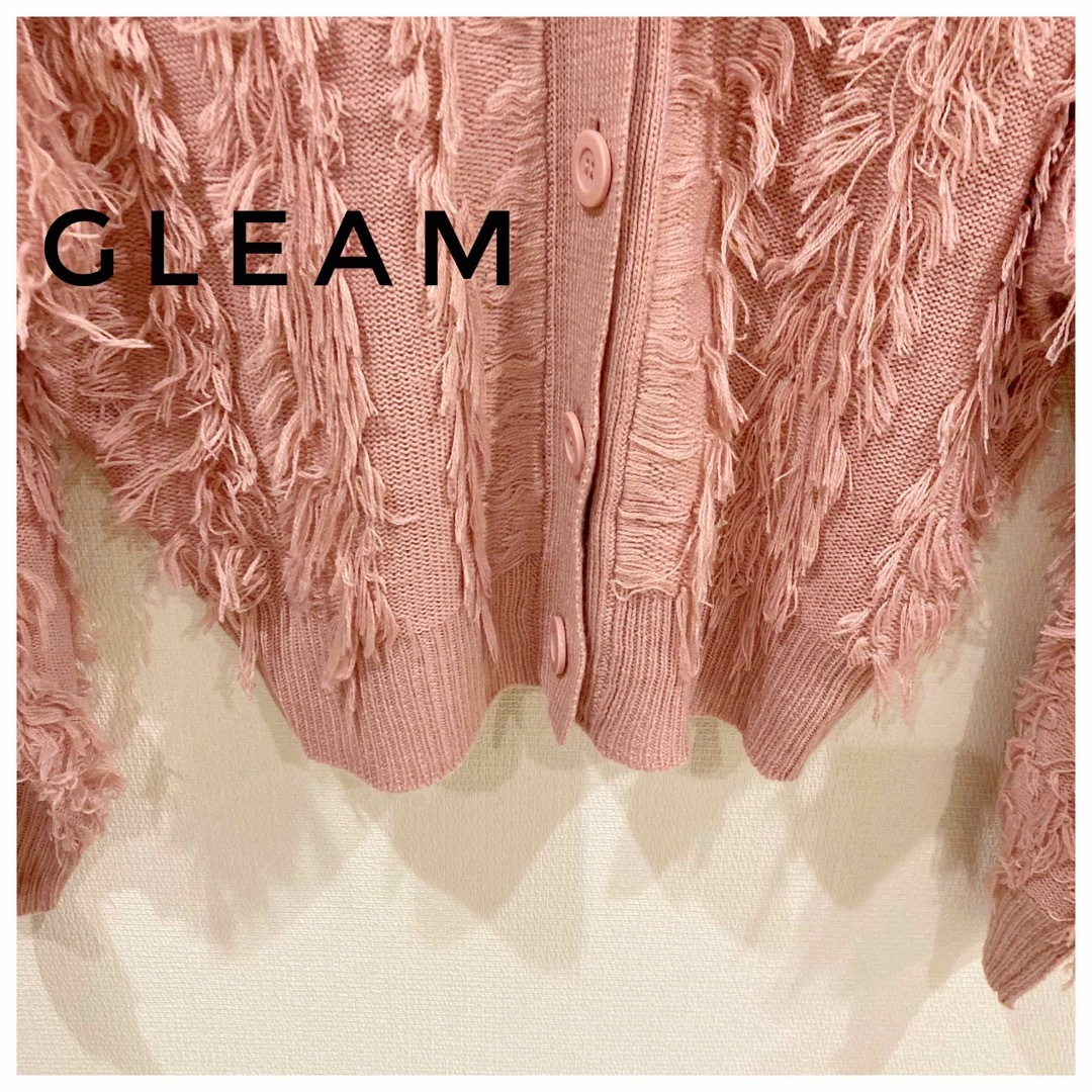 gleam(グリーム)のグリーム ニットカーディガン Mサイズ レディースのトップス(ニット/セーター)の商品写真