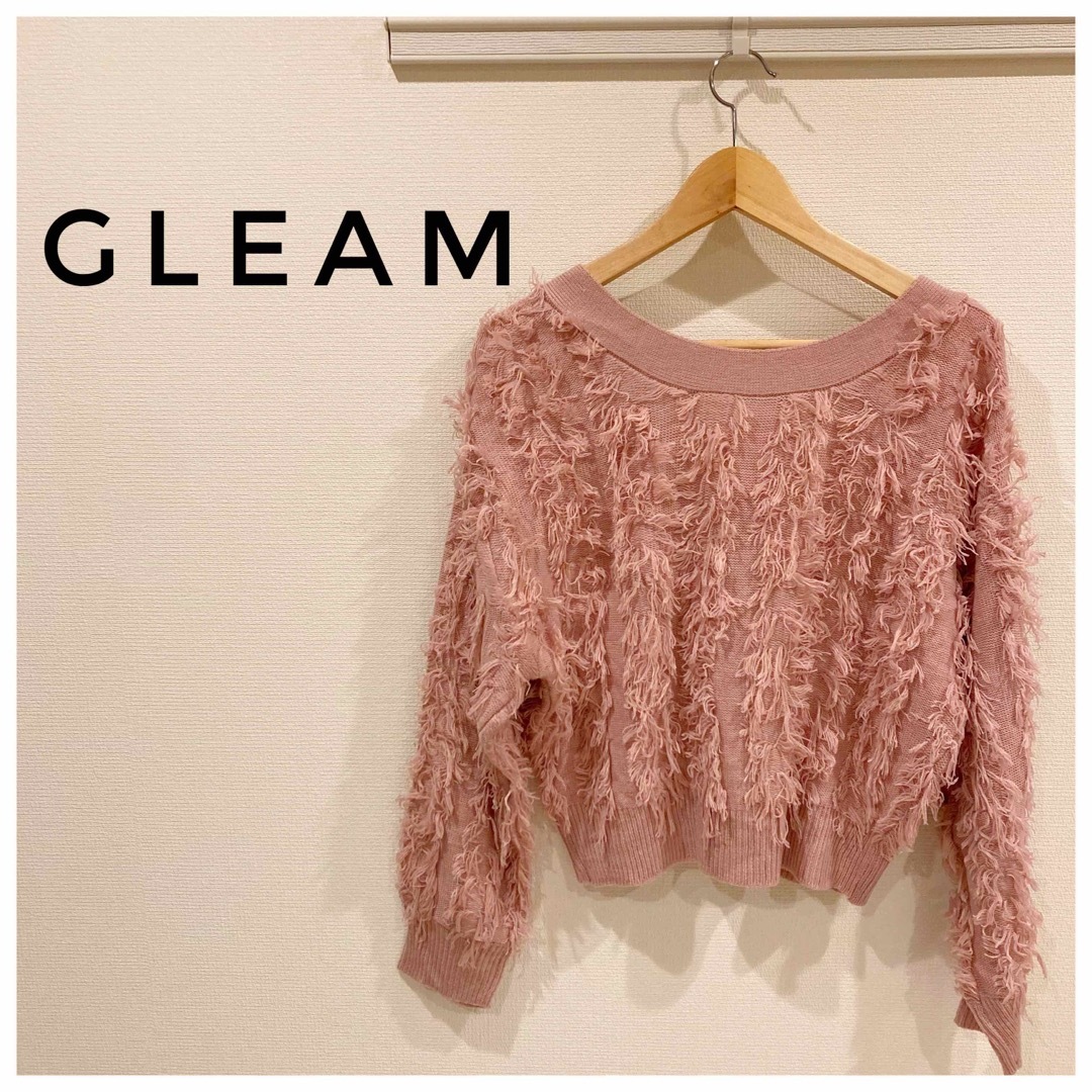 gleam(グリーム)のグリーム ニットカーディガン Mサイズ レディースのトップス(ニット/セーター)の商品写真