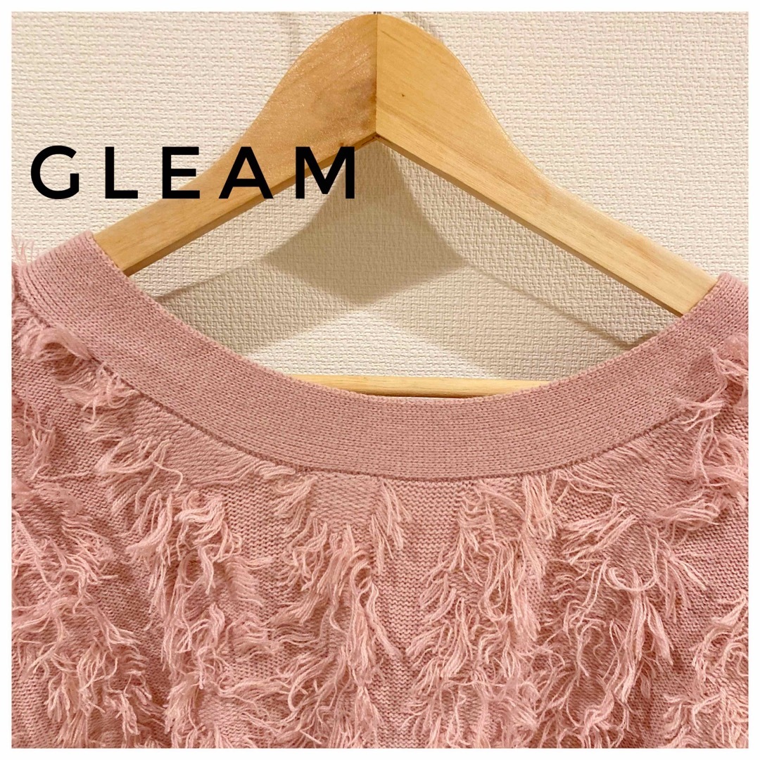 gleam(グリーム)のグリーム ニットカーディガン Mサイズ レディースのトップス(ニット/セーター)の商品写真