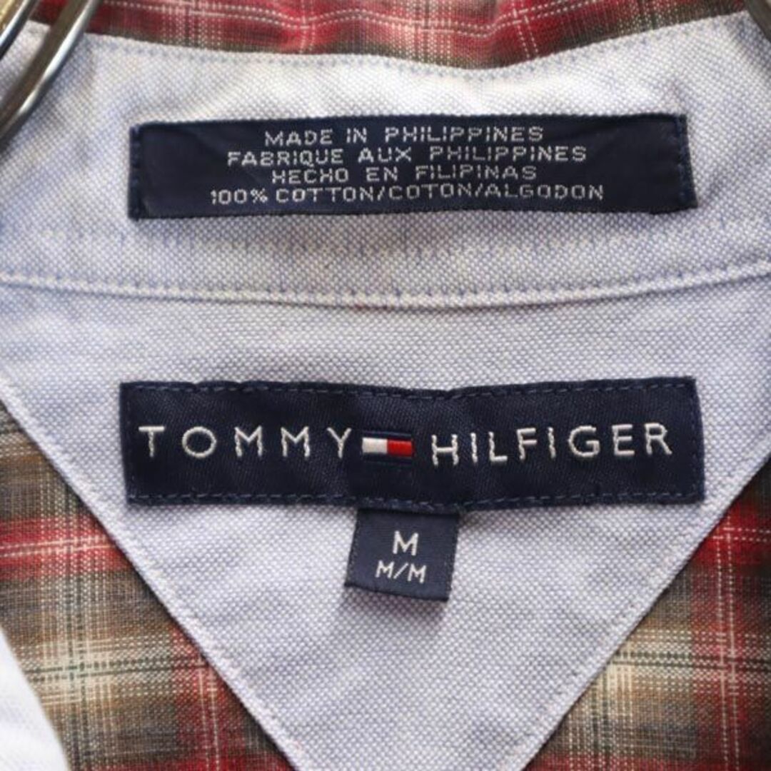 TOMMY HILFIGER(トミーヒルフィガー)のトミーヒルフィガー 長袖 チェックシャツ M TOMMY HILFIGER メンズ 古着 【231115】 メンズのトップス(シャツ)の商品写真