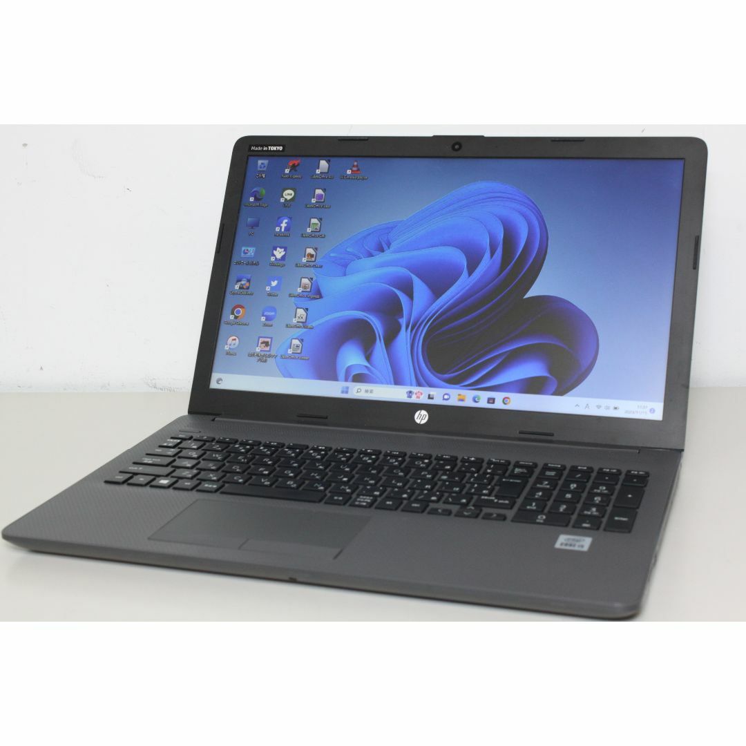 HP/250 G7 Notebook PC/Win11/Core i5 ⑤156型ワイドバッテリー状態