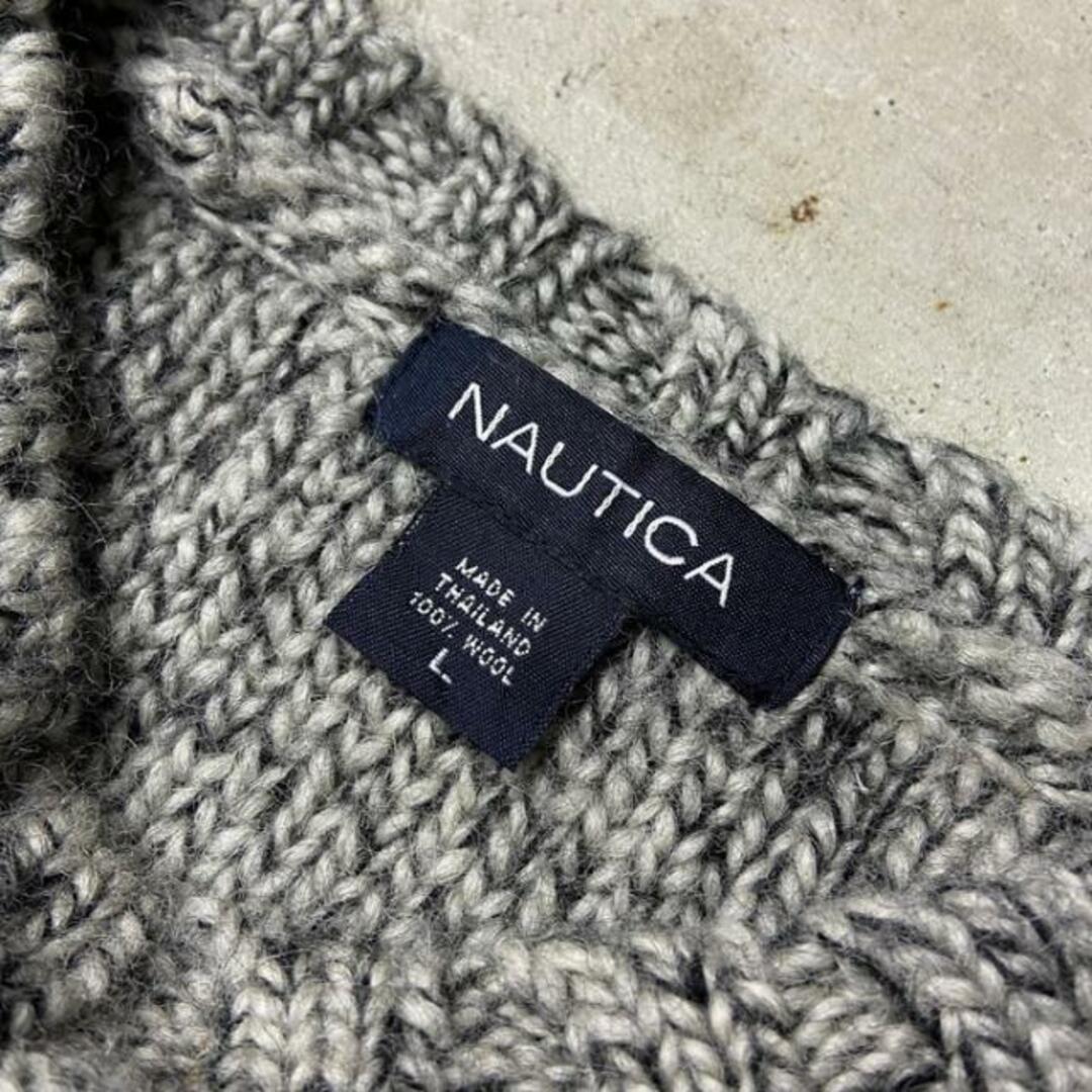 NAUTICA ノーティカ 　ニット　セーター  XL  大きめ　ボーダー