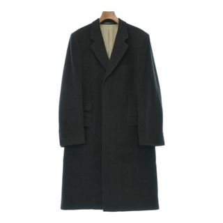 【極美品】 PaulSmith チェスターコート 現行 ドット M ダークグレー