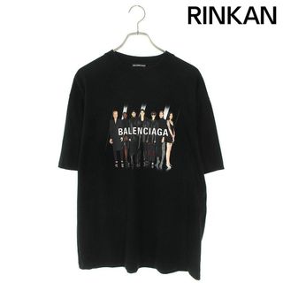 バレンシアガ  ミニロゴプリントTシャツ メンズ　L