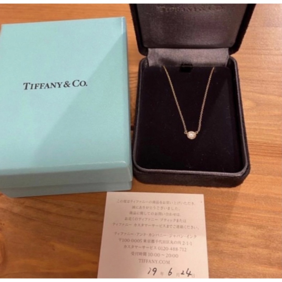 Tiffany & Co.(ティファニー)の※かめちゃんママ様専用※Tiffany バイザヤードネックレス0.19ct レディースのアクセサリー(ネックレス)の商品写真