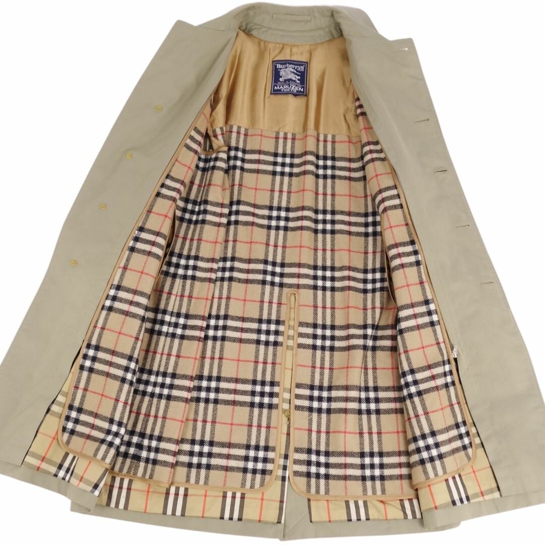 BURBERRY(バーバリー)の極美品 Vintage バーバリー Burberrys コート ステンカラーコート バルマカーンコート ライナー付き 英国製 アウター メンズ 96/103(S相当) カーキベージュ メンズのジャケット/アウター(ステンカラーコート)の商品写真