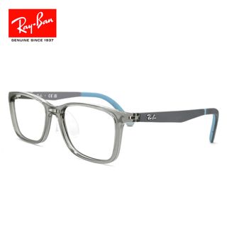 レイバン(Ray-Ban)の【新品】 子供用 レイバン メガネ ry1626d 3908 49mm 小学校 高学年 対象 眼鏡 Ray-Ban 眼鏡 rb1626d キッズ ジュニア 小学生 子供 8歳 9歳 10歳 11歳 12歳 ウェリントン 型 壊れにくい フレーム めがね クリア グレー(サングラス)