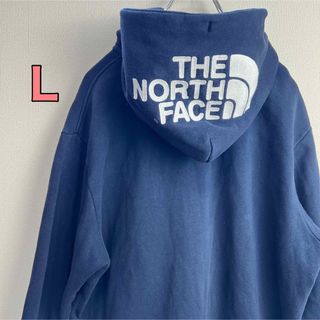 ザ ノースフェイス TNF ベア パーカー プルオーバーフーディ L ブルー