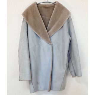 【極美品】Simplicite シンプリシテェ リバーシブル ムートンコート