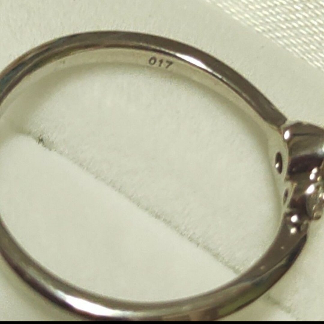スタージュエリー　ダイヤ　PT950プラチナ　リング　指輪　7号　0,17ct レディースのアクセサリー(リング(指輪))の商品写真
