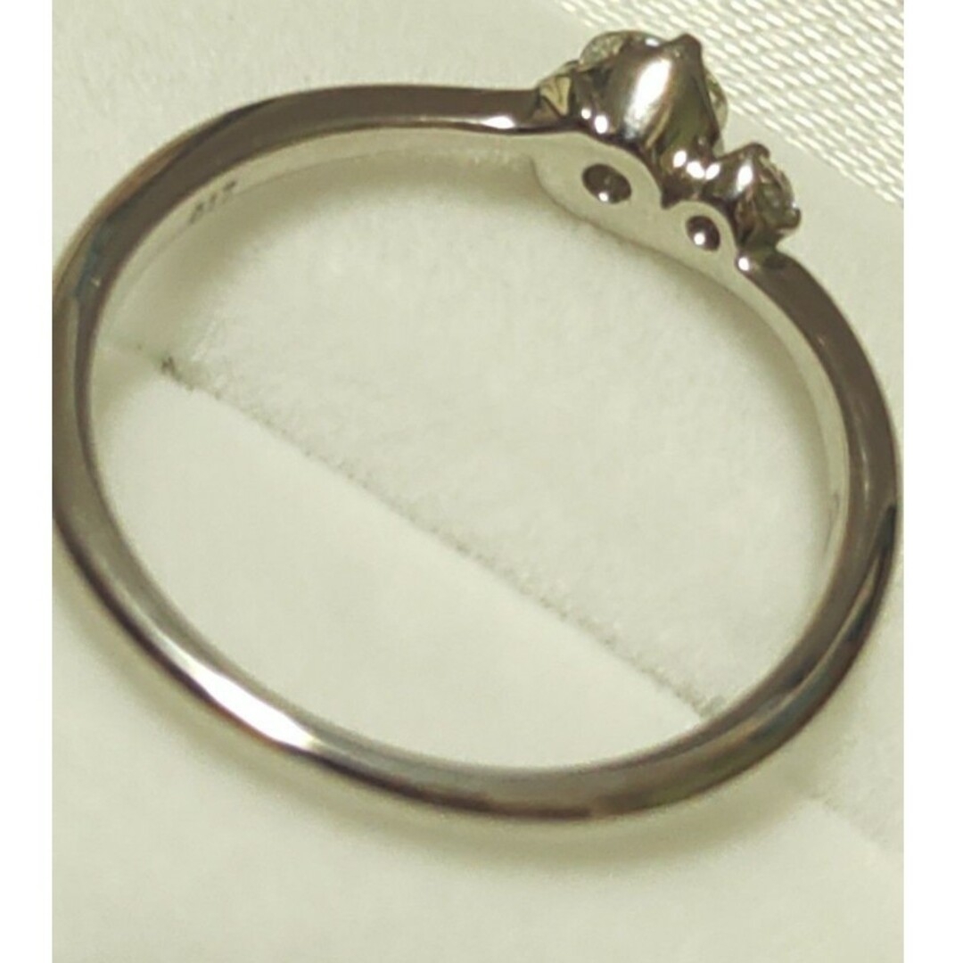 スタージュエリー　ダイヤ　PT950プラチナ　リング　指輪　7号　0,17ct レディースのアクセサリー(リング(指輪))の商品写真