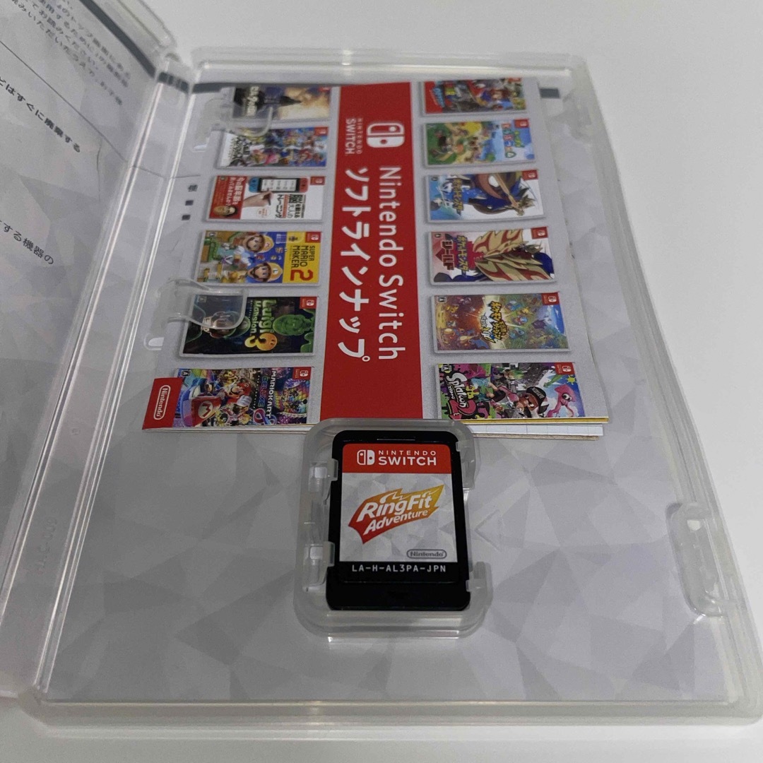 Nintendo Switch(ニンテンドースイッチ)のリングフィットアドベンチャー (ソフトのみ) エンタメ/ホビーのゲームソフト/ゲーム機本体(家庭用ゲームソフト)の商品写真
