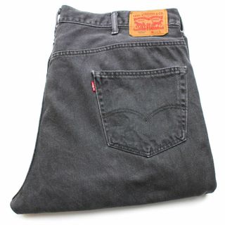 リーバイス(Levi's)のLevi'sリーバイス 550 ブラック デニムパンツ w44 L30★SDP2245 特大 ジーンズ テーパード ワイド バギー ルーズ オーバーサイズ(デニム/ジーンズ)