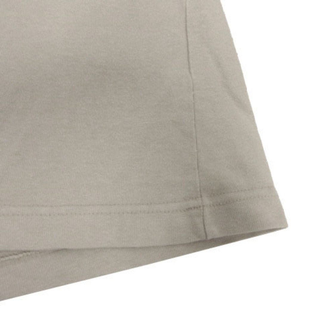SHIPS(シップス)のSHIPS カットソー ハイネック 半袖 胸ポケ 日本製 コットン グレージュ レディースのトップス(カットソー(半袖/袖なし))の商品写真