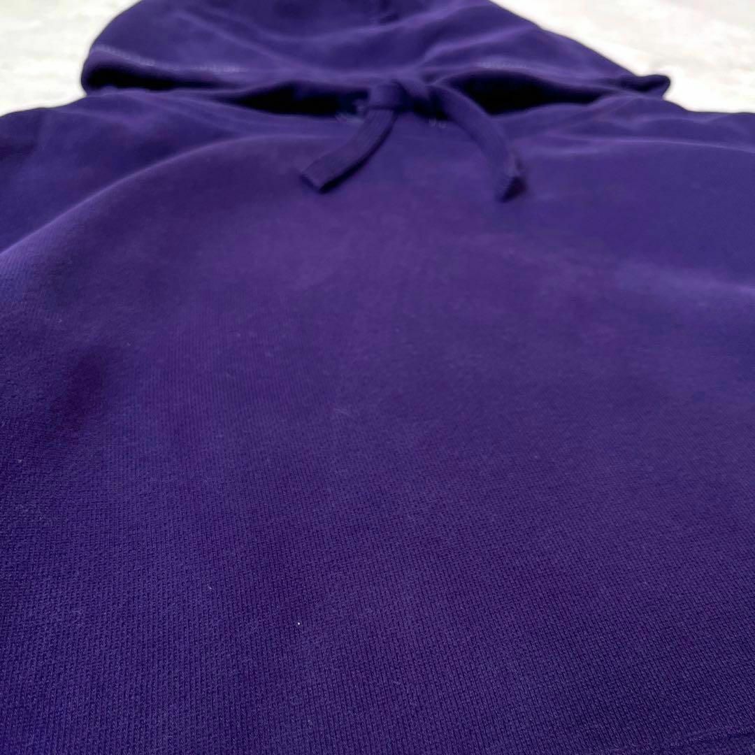 carhartt(カーハート)の【カーハート WIP】肉厚 ロゴステッチ スウェットパーカー 紫Carhartt メンズのトップス(スウェット)の商品写真