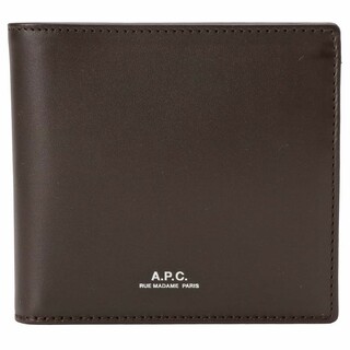 アーペーセー(A.P.C)のアーペーセー H63340 CAE DARK BROWN メンズ(折り財布)