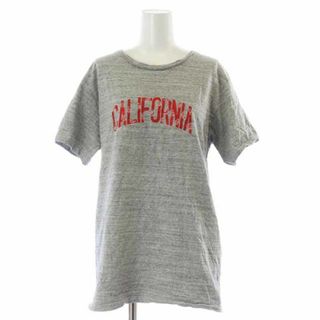 ロンハーマン(Ron Herman)のロンハーマン Ron Herman Tシャツ カットソー 半袖 刺繍 M グレー(Tシャツ(半袖/袖なし))