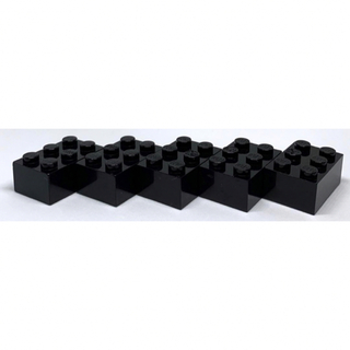 LEGO パーツ　ブロック　黒　2×3　5個(知育玩具)