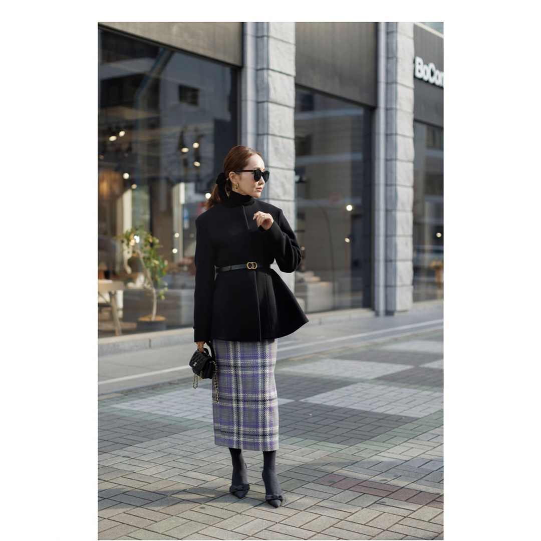 Bluelea ブルレア　Fur pocket coat ファーポケット　コート