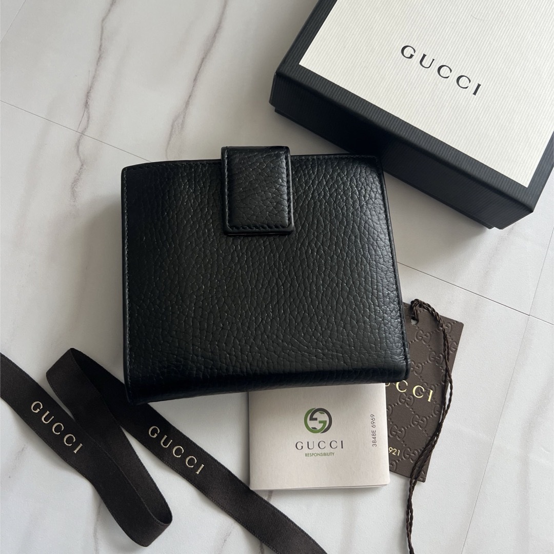 Gucci - 911 美品 GUCCI グッチ 2つ折り財布 マーモントの通販 by