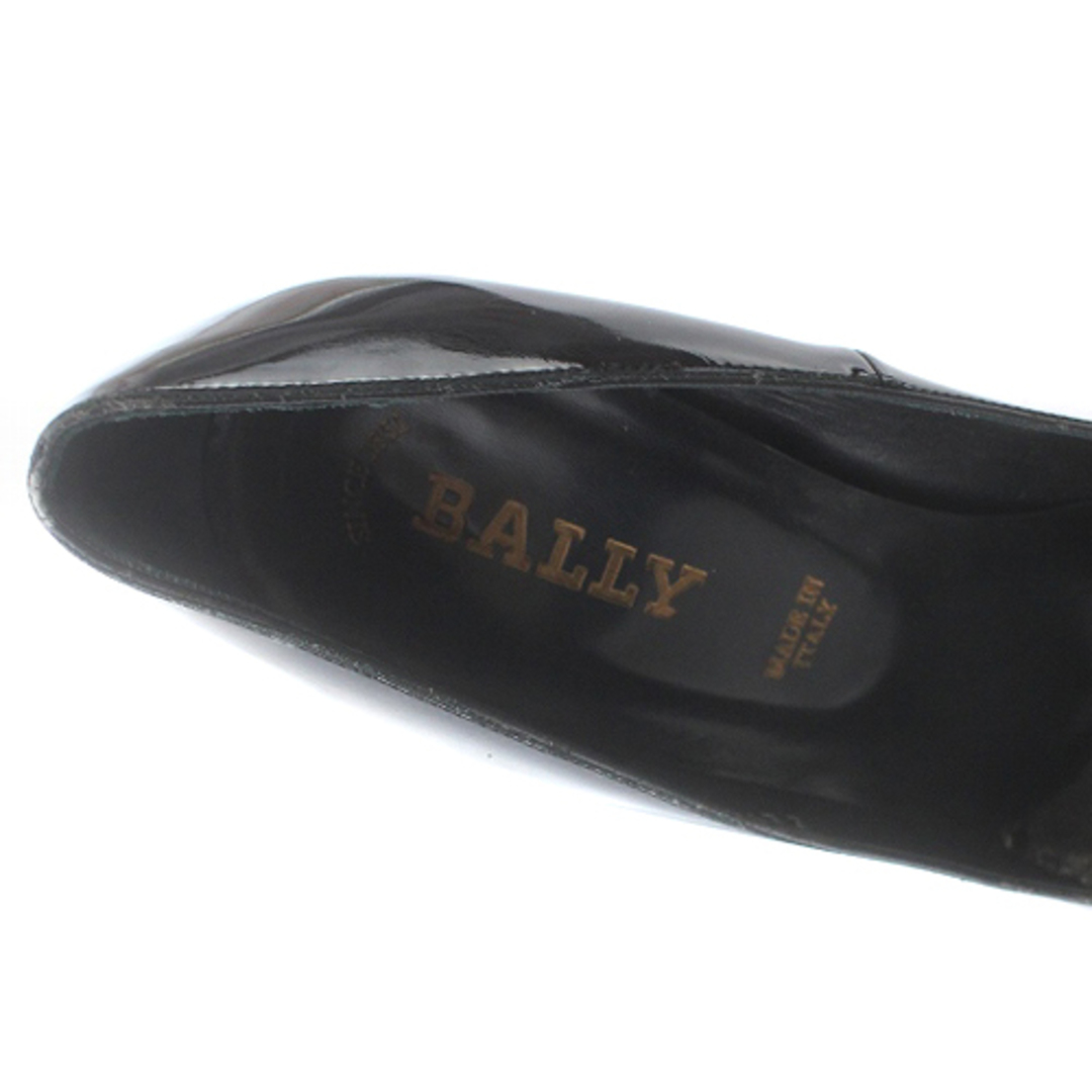 Bally - バリー エナメル ラウンドトゥ パンプス 37.5 24.5cm 黒の通販