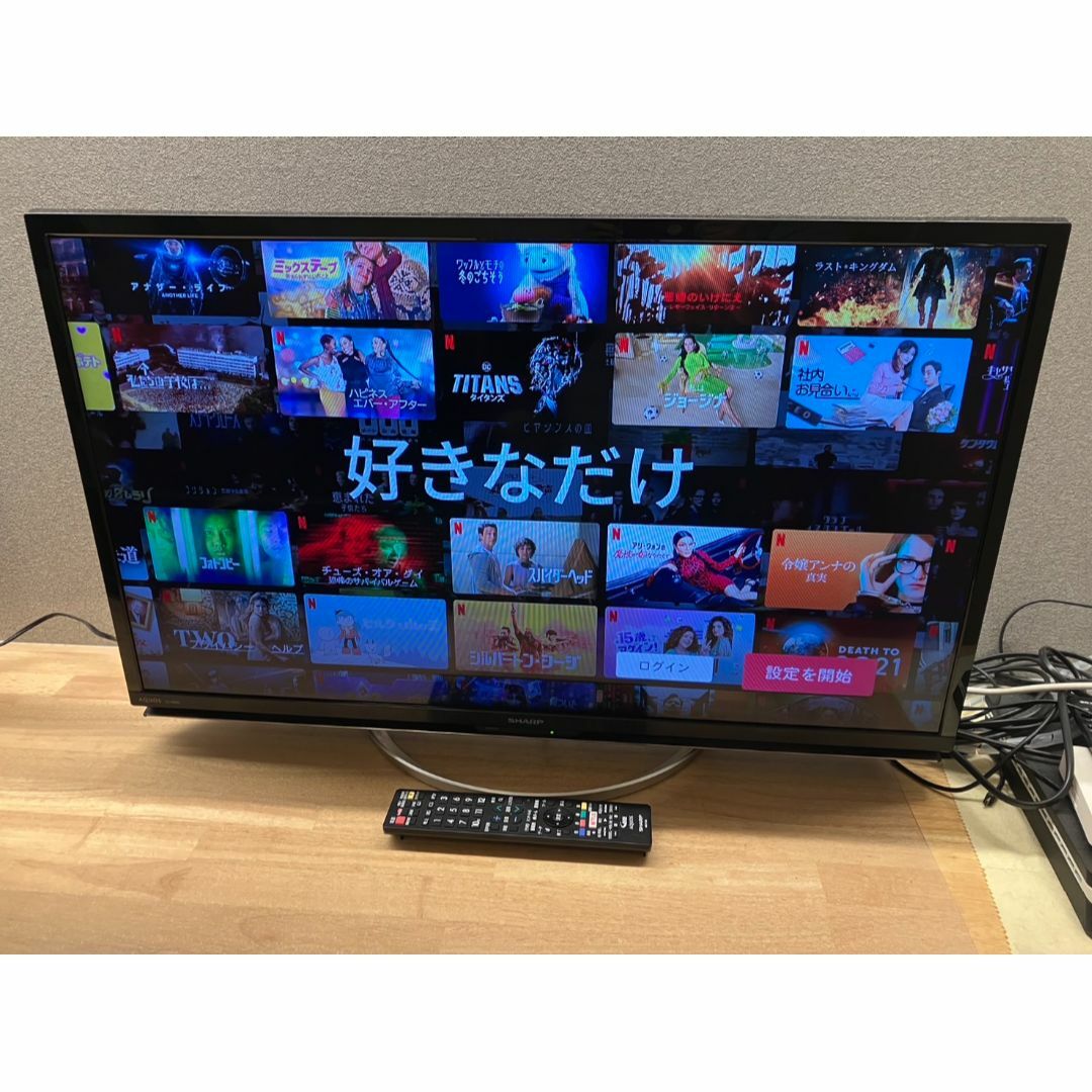SHARP - 極美品!スマートテレビ+HDDセット SHARP 32型 LC-32W5 映綺麗