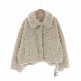 スナイデル(SNIDEL)のスナイデル 22AW ショートボアコート アウター F アイボリー(その他)