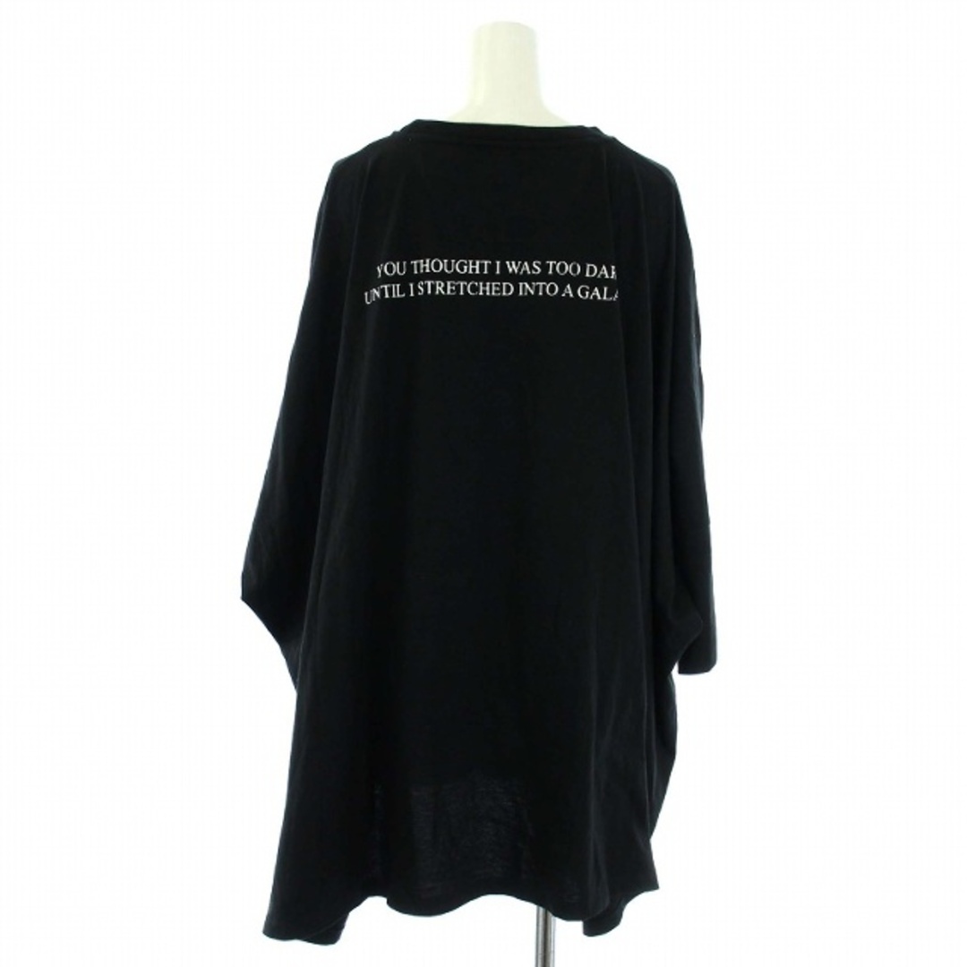 VALENTINO(ヴァレンティノ)のヴァレンティノ ヴァレンチノ Tシャツ 半袖 オーバーサイズ XS 黒 レディースのトップス(Tシャツ(半袖/袖なし))の商品写真