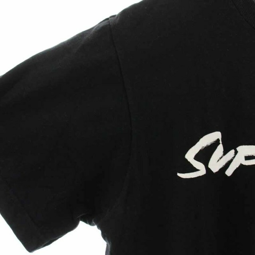 Supreme Futura Logo Tee black 黒