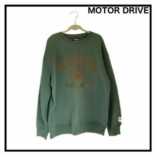 【MOTOR DRIVE】　スウェット　メンズ　トレーナー　古着　トップス　L(スウェット)