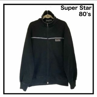 スーパースター(SUPERSTAR)の【80s】　SUPER STAR トラックジャケット　ヴィンテージ　ボロ　古着(ジャージ)