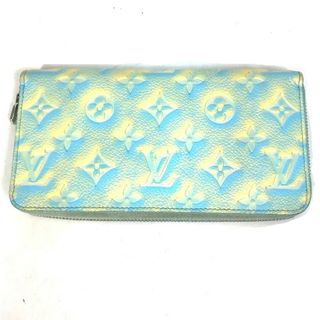 ルイヴィトン(LOUIS VUITTON)のルイヴィトン LOUIS VUITTON ジッピーウォレット  M81466 モノグラムアンプラント ラウンドファスナー 長財布 モノグラムアンプラントレザー ヴェール・ドー イエロー(財布)