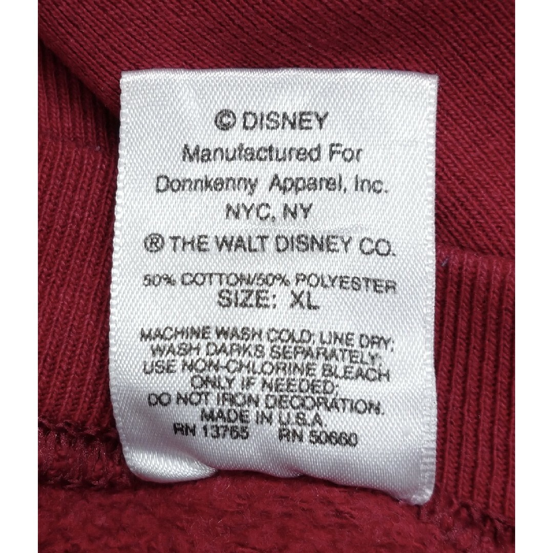 VINTAGE ミッキーマウス ディズニー 刺繍 USA製 スウェット XL
