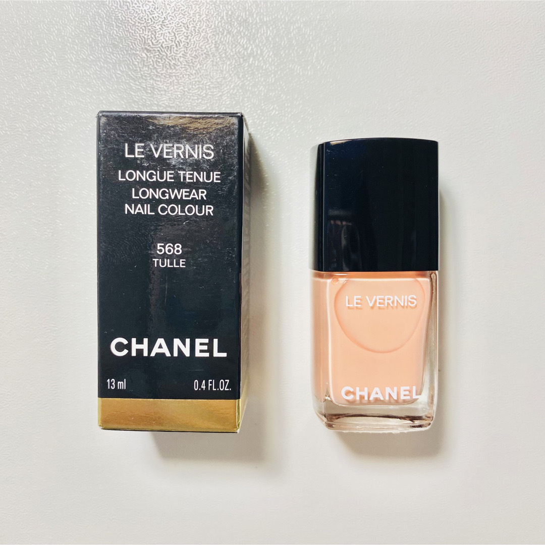 CHANEL(シャネル)のCHANEL シャネル ヴェルニ 568 Tulle ネイル コスメ/美容のネイル(マニキュア)の商品写真