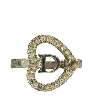 ディオール(Dior)のディオール ロゴ ハート ラインストーン リング 指輪 メタル レディース Dior 【1-0124505】(リング(指輪))