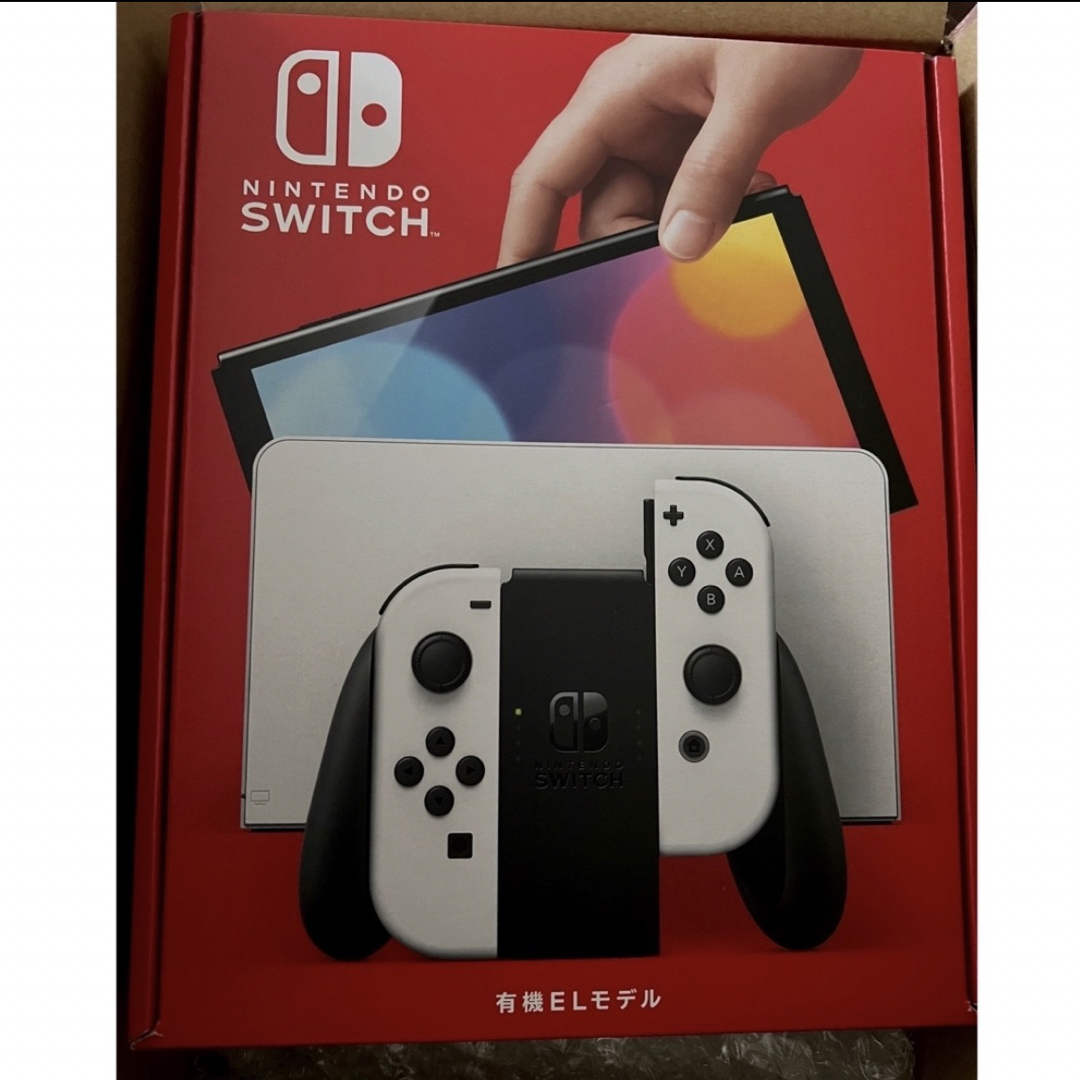 エンタメ/ホビークーポン中　ニンテンドースイッチ　有機EL  ホワイト　新品　Switch 本体