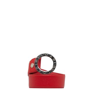 BVLGARI - BVLGARI ブルガリ ブランドロゴ レザーベルトの通販 by
